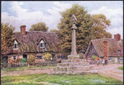 Long Wittenham, Berkshire, de The Cottages and the Village Life of Rural England publicado por Dent & Sons Limited, 1912 de Alfred Robert Quinton